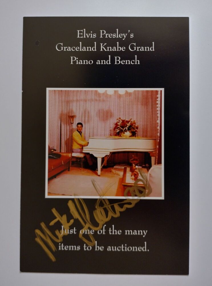 Mick Fleetwood autograph (hand-signed auction flyer)