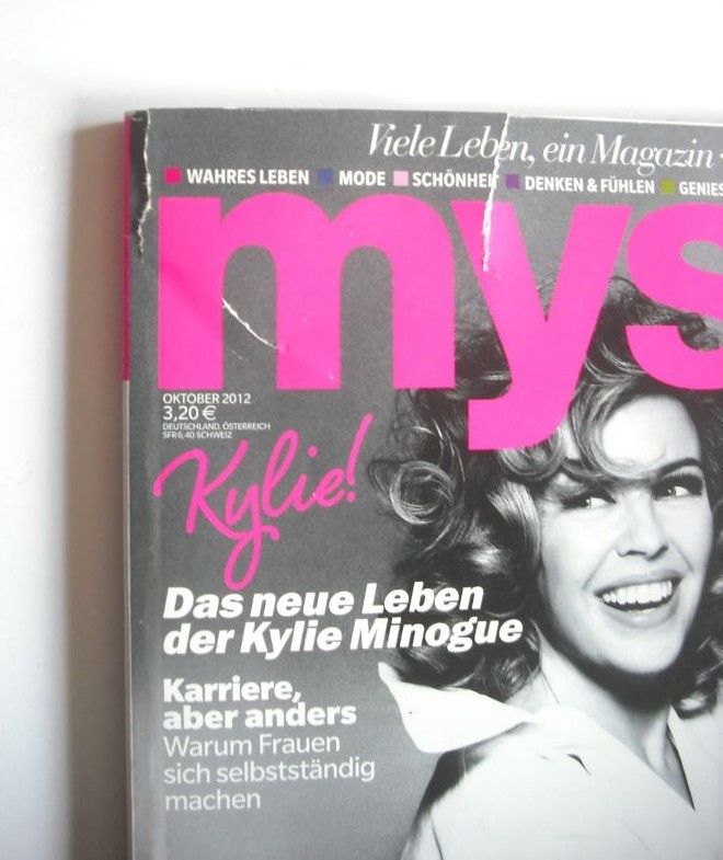 Myself magazine - Kylie Minogue cover (October 2012)