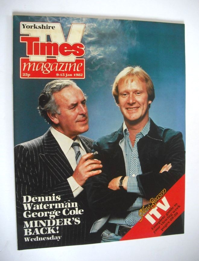 TV Times magazine - George Cole and Dennis Waterman cover (9-15 January 1982)