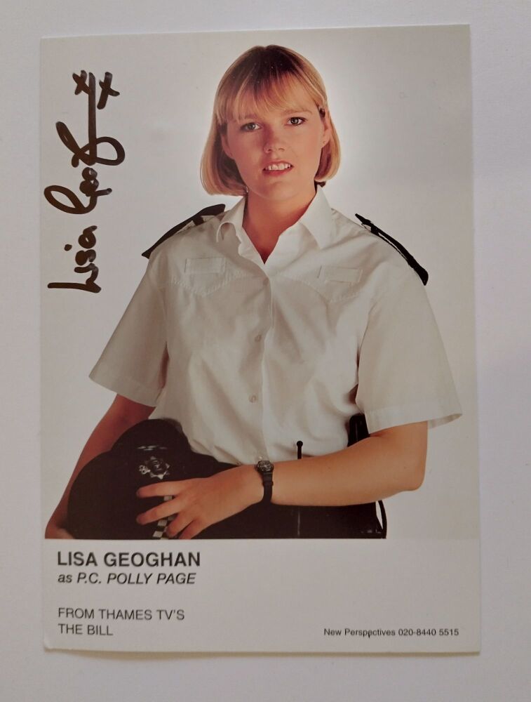 Lisa Geoghan autograph (hand-signed photograph)