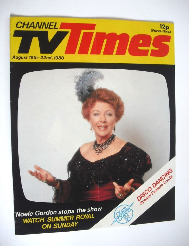 CTV Times magazine - 16-22 August 1980 - Noele Gordon cover