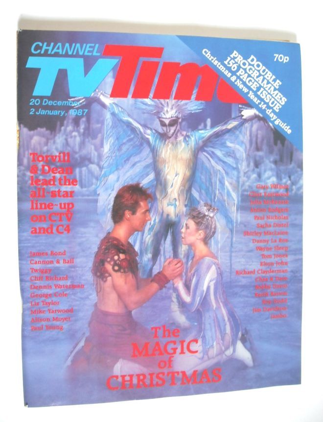 CTV Times magazine - 20 December 1986 - 2 January 1987 - Jayne Torvill and Christopher Dean cover