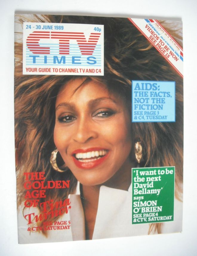 CTV Times magazine - 24-30 June 1989 - Tina Turner cover