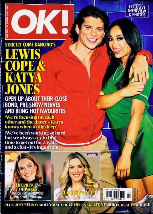 OK! magazine - Lewis Cope and Katya Jones cover (27 October 2025 - Issue 1516)