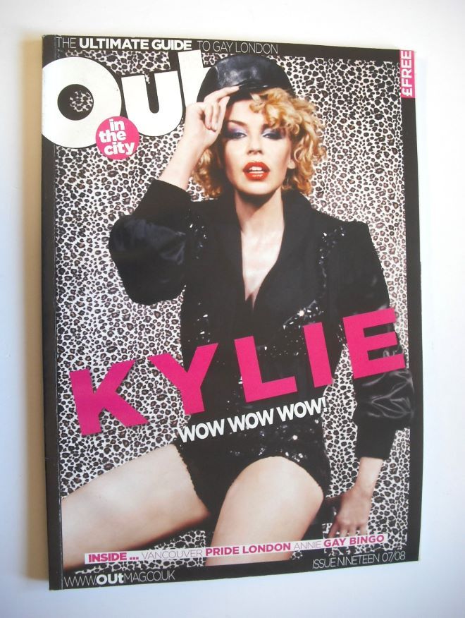 <!--2008-07-->Out magazine - Kylie Minogue cover (July 2008)