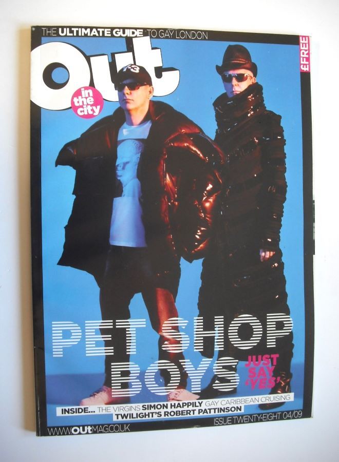 <!--2009-04-->Out magazine - Pet Shop Boys cover (April 2009)