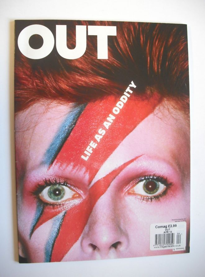 <!--2013-04-->Out magazine - David Bowie cover (April 2013)