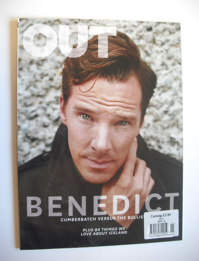 Out magazine - Benedict Cumberbatch cover (November 2014)