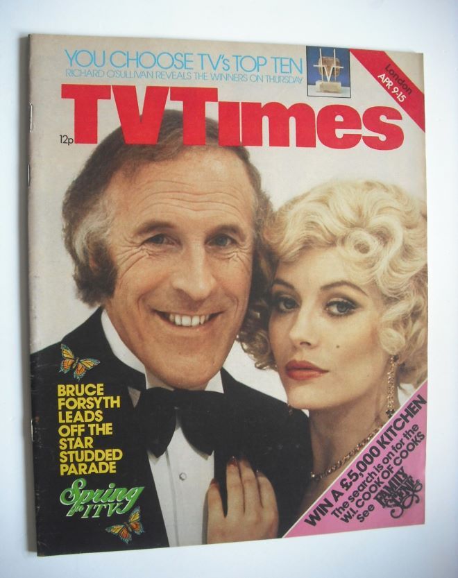 TV Times magazine - Bruce Forsyth cover (9-15 April 1977)