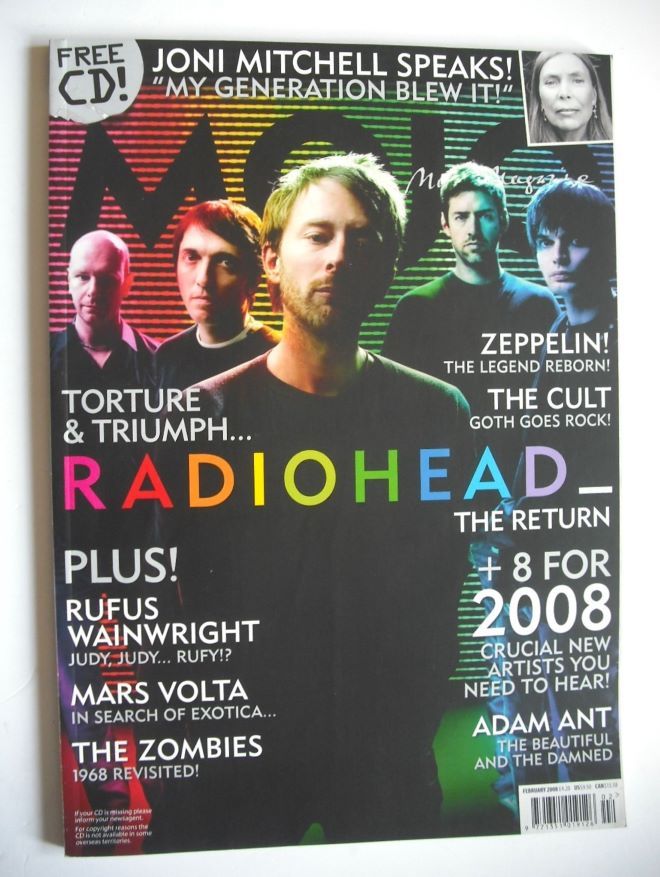 <!--2008-02-->MOJO magazine - Radiohead cover (February 2008 - Issue 171)