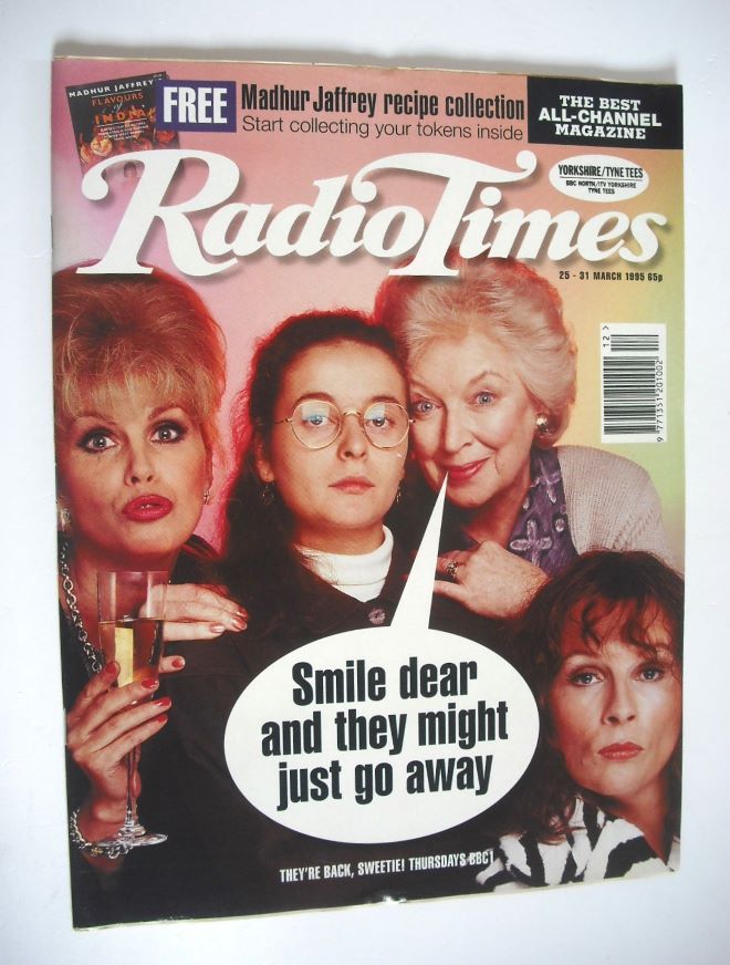 Radio Times magazine - Absolutely Fabulous cover (25-31 March 1995)
