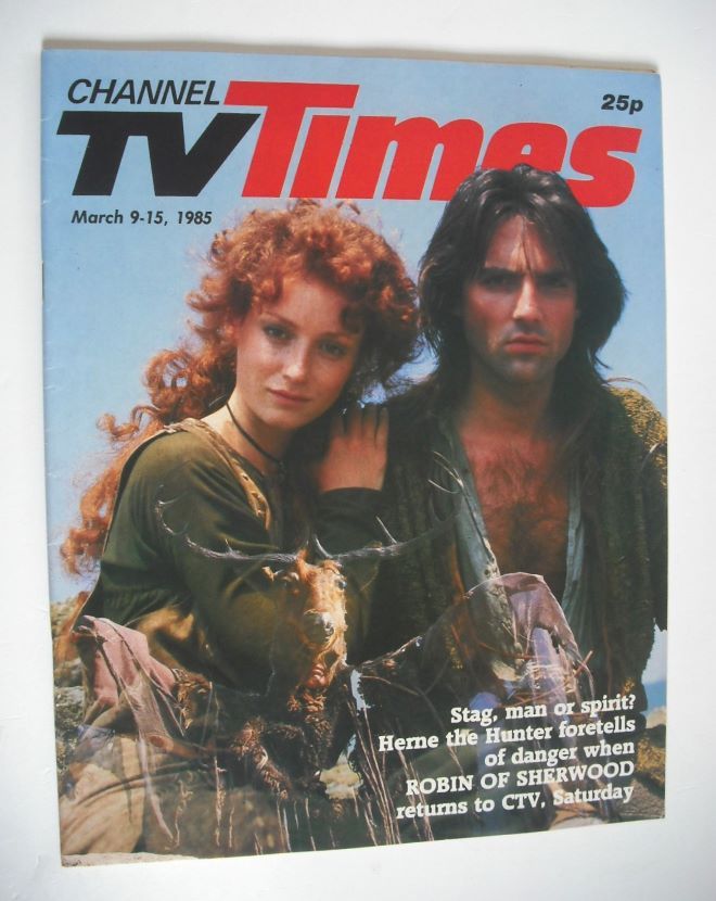 CTV Times magazine - 9-15 March 1985- Michael Praed and Judi Trott cover