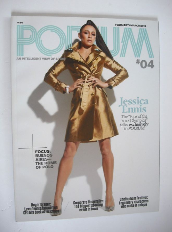 Podium magazine - Jessica Ennis cover (February/March 2012)
