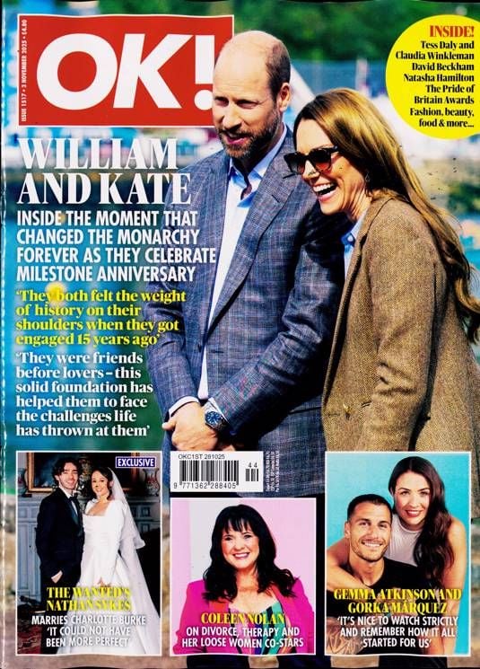 OK! magazine - Prince William and Kate Middleton cover (3 November 2025 - Issue 1517)