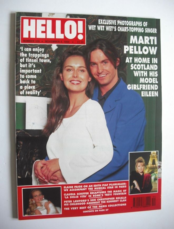Hello! magazine - Marti Pellow cover (5 November 1994 - Issue 329)