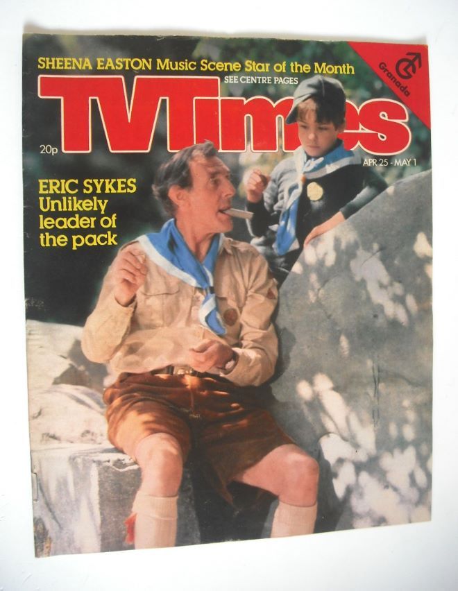 TV Times magazine - Eric Sykes cover (25 April - 1 May 1981)