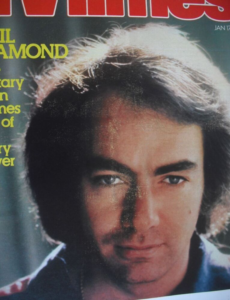 TV Times - Neil Diamond cover (17-23 January 1981)
