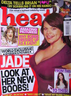 <!--2005-02-05-->Heat magazine - Jade Goody cover (5-11 February 2005 - Iss