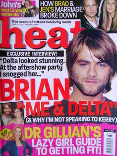 Heat magazine - Brian McFadden cover (22-28 January 2005 - Issue 305)