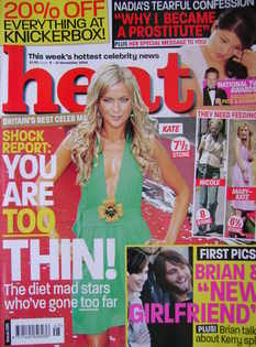 <!--2004-11-06-->Heat magazine - Kate Lawler cover (6-12 November 2004 - Is