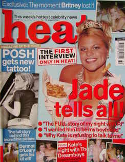 Heat magazine - Jade Goody cover (10-16 August 2002 - Issue 180)