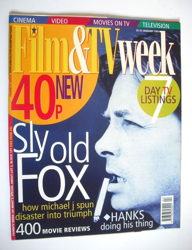 Film & TV Week magazine - Michael J Fox cover (25-31 January 1997)