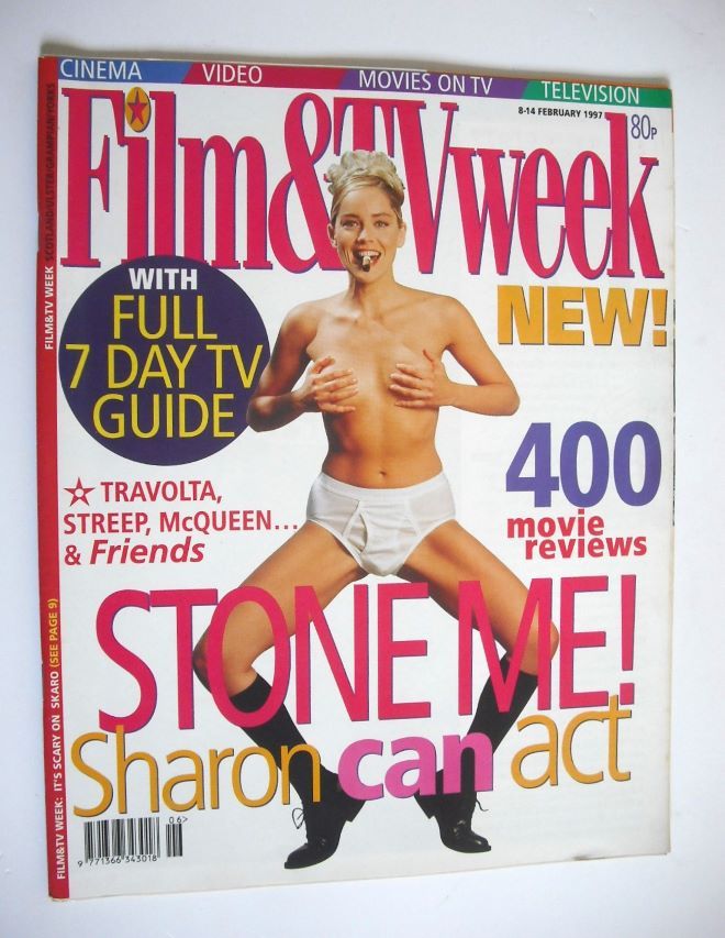 Film & TV Week magazine - Sharon Stone cover (8-14 February 1997)
