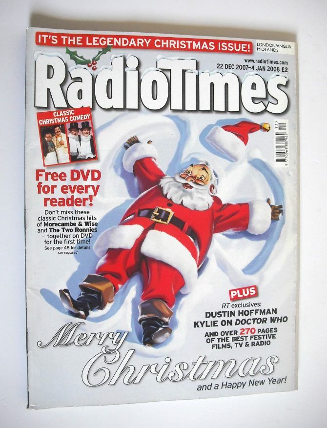 Radio Times magazine - Merry Christmas cover (22 December 2007 - 4 January 2008)