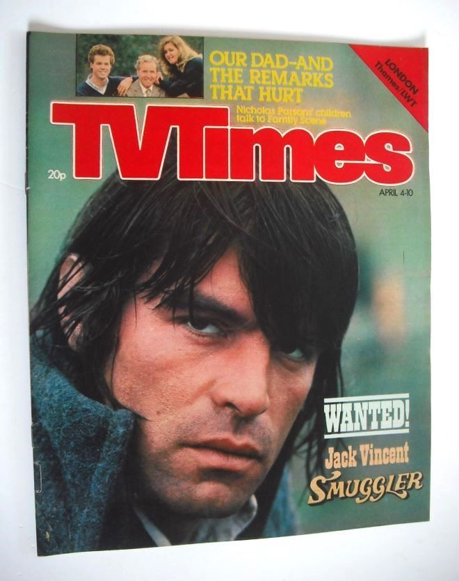TV Times magazine - Oliver Tobias cover (4-10 April 1981)