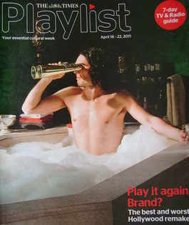 The Times Playlist magazine - 16 April 2011 - Russell Brand cover