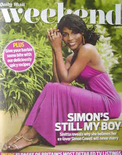 Weekend magazine - Sinitta cover (30 April 2011)