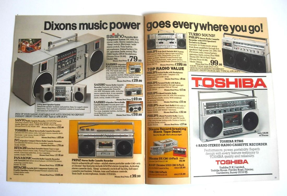 Dixons Christmas Gift Guide (1983)