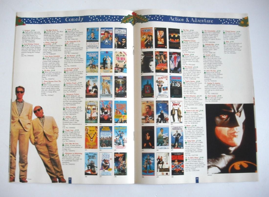 WHSmith - Videos For Christmas supplement (1990)