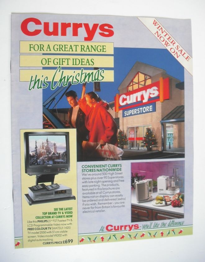 Currys - Gift Ideas This Christmas supplement (1990)