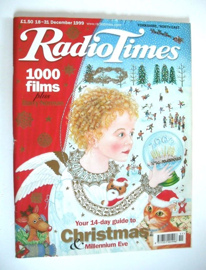 Radio Times magazine - Christmas and Millennium Eve cover (18-31 December 1999)
