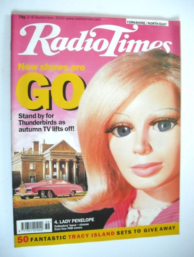 Radio Times magazine - Thunderbirds Lady Penelope cover (2-8 September 2000)