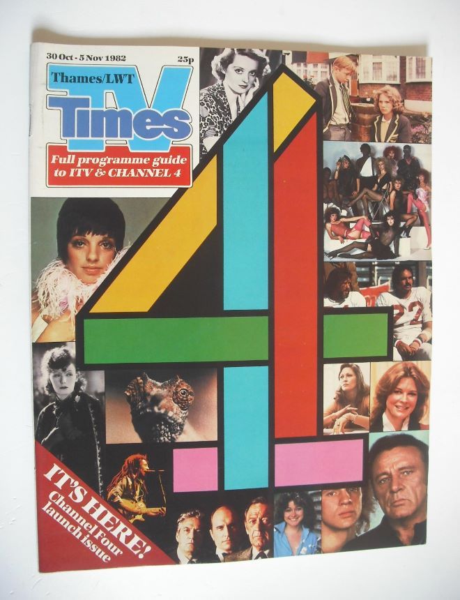 TV Times magazine - Channel 4 Launch issue (30 October - 5 November 1982)