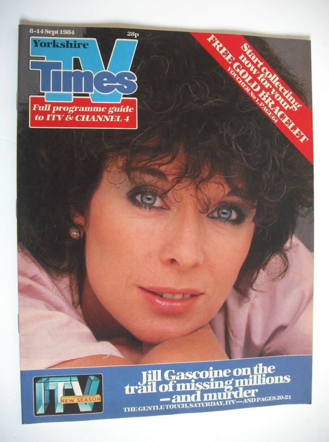 TV Times magazine - Jill Gascoine cover (8-14 September 1984)