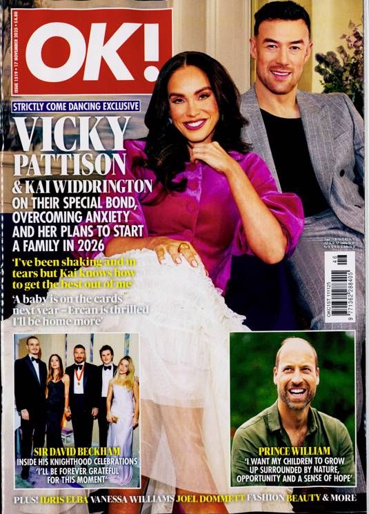 OK! magazine - Vicky Pattison and Kai Widdrington cover (17 November 2025 - Issue 1519)