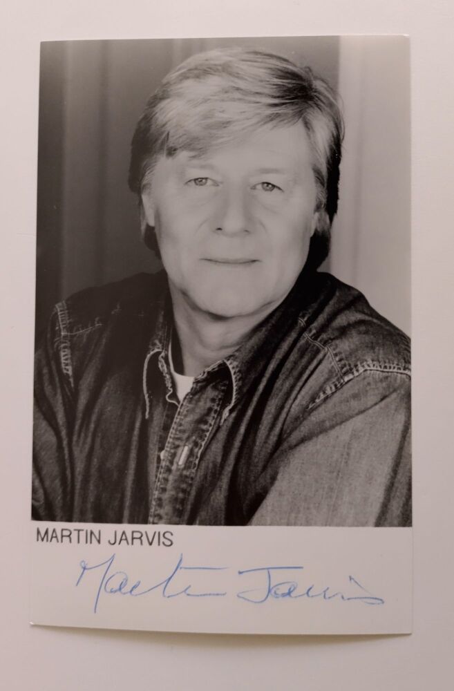 Martin Jarvis autograph (hand-signed photograph)