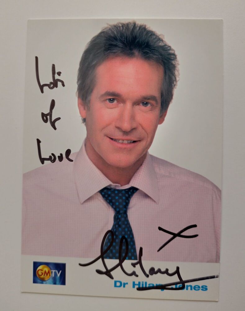 Hilary Jones autograph (hand-signed photograph)