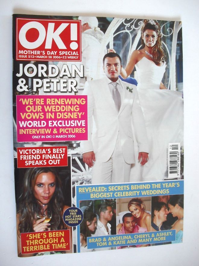 OK! magazine - Jordan Katie Price and Peter Andre cover (28 March 2006 - Issue 513)