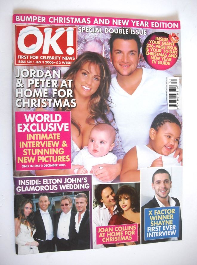 OK! magazine - Jordan Katie Price and Peter Andre cover (3 January 2006 - Issue 501)