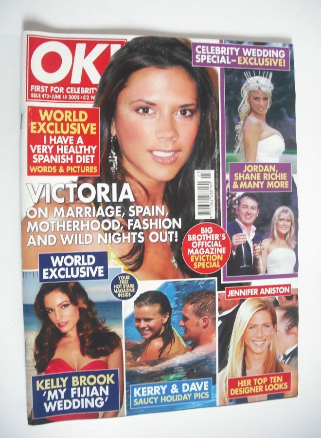 OK! magazine - Victoria Beckham cover (14 June 2005 - Issue 473)