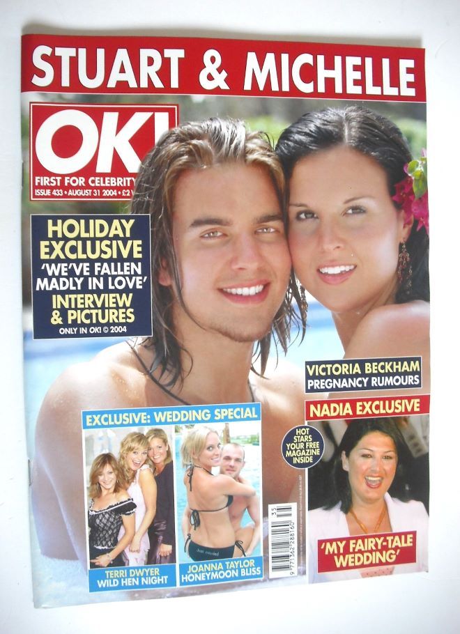 OK! magazine - Stuart Wilson and Michelle Bass cover (31 August 2004 - Issue 433)