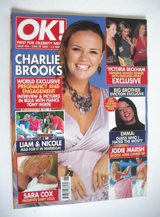 OK! magazine - Charlie Brooks cover (29 June 2004 - Issue 424)