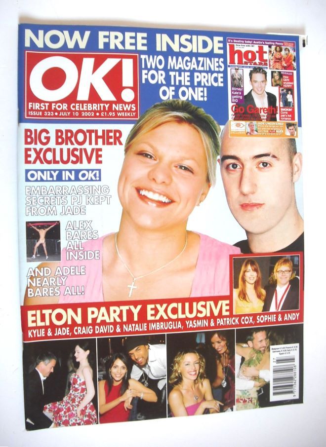 <!--2002-07-10-->OK! magazine - Jade Goody cover (10 July 2002 - Issue 323)