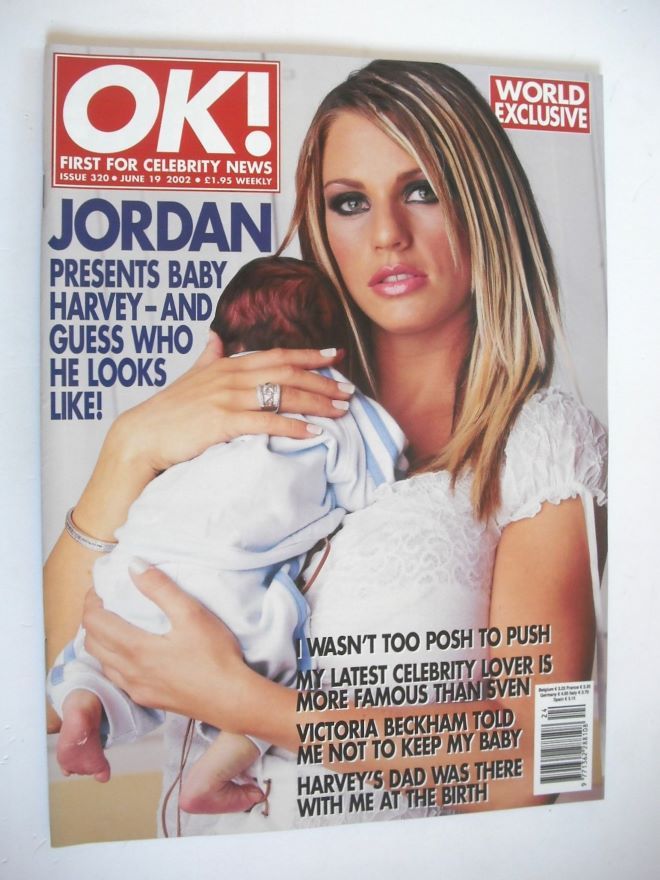 OK! magazine - Jordan Katie Price cover (19 June 2002 - Issue 320)
