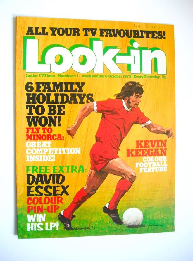 <!--1973-10-06-->Look In magazine - Kevin Keegan cover (6 October 1973)