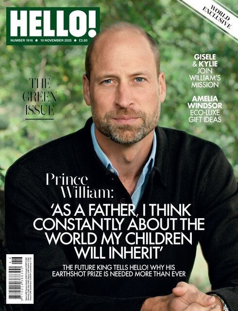 Hello! magazine - Prince William cover (10 November 2025 - Issue 1916)